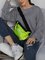 Gray Paneled Crew Neck Long Sleeve Cotton-Blend Shirts & Tops