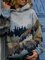 Ladies Mountain Treetop Print Hooded Sweatshirt