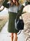 Plain Cotton-Blend Dresses