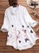 White Long Sleeve Cotton Shirts & Tops