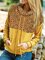 Ladies Western Pattern Print Casual Hoodie