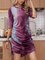 Red Graffiti Long Sleeve Boho Sheath Dresses