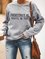 Long Sleeve Casual Printed Crew Neck Long Sleeve Tops