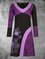 Cotton-Blend Printed Long Sleeve Casual Dresses