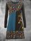 Crew Neck Floral-Print Long Sleeve Casual Dresses