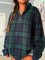 Long Sleeve Stand Collar Shift Shirts & Tops