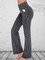 JFN Sport Pocketed Crossover Flare Leggings Causal Yoga Pants