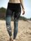 Black Printed Vintage Strentchy Leggings