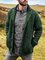 Green Shawl Neck Casual Sweater