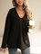 Black Long Sleeve Holiday Shirts & Tops