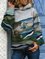 Landscapes Printed Long Sleeve Hoodie Sweatshirt