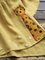 Yellow Sweet Cotton-Blend Floral Shirts & Tops