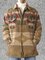 Men's Khaki Wool Blend Vintage Outerwear