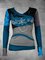 Casual Long Sleeve V Neck Plus Size Printed Tops