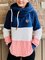 Navy Blue Long Sleeve Shift Sweatshirt