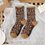 Women Casual Cotton Floral Socks
