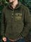 Army Green Casual Cotton Outerwear