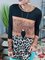 Leopard Cotton-Blend Casual Shirts & Tops