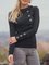 Black Long Sleeve Cowl Neck Shirts & Tops