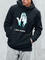 Black Casual Animal Printed Hoodie Sweatshirt
