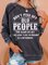 Don't Piss Off Old People Women's long sleeve sweatshirt
