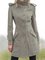 Vintage Wool Blend Long Sleeve Overcoat