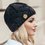 Vintage style diamond lattice thick needle woollen hat