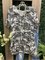 Camouflage Short Sleeve Cotton-Blend Shirt & Top
