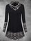 Black Jersey Tribal Long Sleeve Dresses