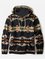Men's Blue Printed Hoodie Tribal Casual Sweatshirt