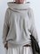 Plain Stand Collar Long Sleeve Shirts & Tops