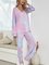Blue Casual Paneled Cotton-Blend Suits