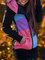 Multicolor Long Sleeve Casual Hoodie Outerwear