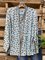 Blue Long Sleeve Printed Shirts & Tops