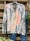 Multicolor Shift Ombre/tie-Dye Casual Shirts & Tops