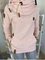 Pink Drawstring Shift Hoodie Casual Sweatshirt