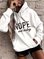 Striped Cotton-Blend Long Sleeve Crew Neck Sweatshirt