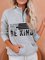Gray Women's Fashion Print Sweatshirt