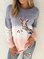 Casual Giraffe Print Crew Neck Long Sleeve Sweatshirt