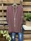 Striped Crew Neck Long Sleeve Split Hem T-shirt