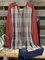Red Round Neck Checkered/plaid Casual Shirts & Tops