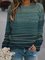 Cotton-Blend Casual Long Sleeve Sweatshirt
