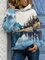 Vintage Long Sleeve Hoodie Sweatshirt