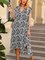 Black Casual Cotton-Blend Dresses