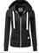 Cotton-blend Basic Hoodie Plain Sweatshirts