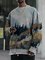 Men's landscape print casual sports Sweatshirt