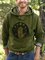 Abstract Cotton-Blend Casual Sweatshirt