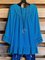 Turquoise Long Sleeve Round Neck Shirts & Tops