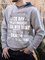 Letter Print Men's Hooded Long Sleeve Loose Sweatshirt