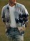 Men Lapel Sweatshirt